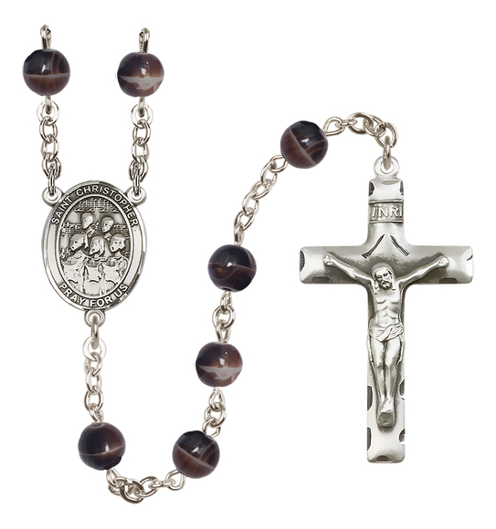 Saint Christopher / Choir R6004-8514 7mm Rosary